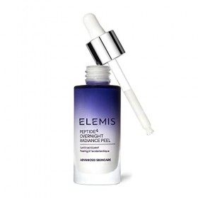 ELEMIS Peeling Peptide4 éclat de nuit , enrichi en ahas, un peeling quotidien multitâche à l’acide lactique exfolie en douceu...