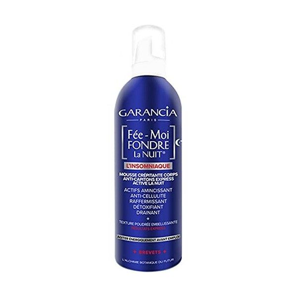 Garancia Fée-Moi Fondre Nuit Mousse Crépitante Corps Anti-Capitons Express Active Nuit, 400 ml Crème Jour et Nuit