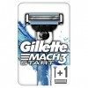 Gillette Lames de Rasoir Homme Mach3 + 1 Lame de Recharges [OFFICIEL]