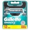 Gillette Mach3 Lot de 12 lames de rasoir pour homme