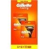 Gillette Fusion5 Recharges De Lames De Rasoir Pour Homme, 12 Recharges De Lames, Pack 6 + 6 Lames, Rasage Confortable