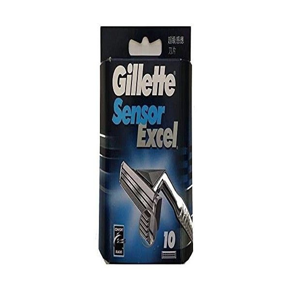 Ancienne version - Gillette Sensor excel pack de 10 lames