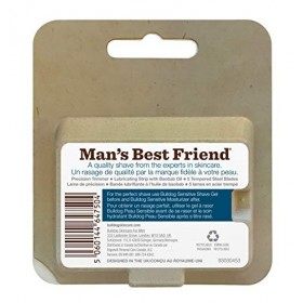 BULLDOG Bambou pour Peaux Sensibles Set de Lames 4 Unités