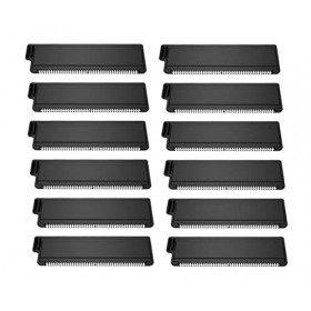 12 Lames de Rasoirs de Rechange pour baKblade 2.0 et baKblade 2.0 Elite - Brosse de Nettoyage Incluse - Lames Technologie Dry