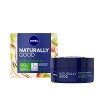 NIVEA NATURALLY GOOD Soin de Nuit Régénérant 50 ml, Soin visage avec 99% d’ingrédients d’origine naturelle, crème de nuit à l