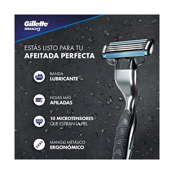 Gillette Mach 3 4 PZ, sauna