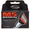 Personna M5 Magnum lames de rasoir à cartouche avec coupe, 4 Nombre Refill Blades 2 Pack 