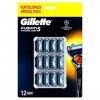 Gillette Fusion5 Proglide Lot de 12 lames de rechange pour rasoir Homme