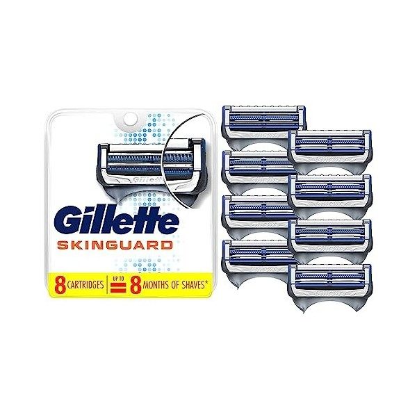 Gillette SkinGuard Recharge de lame de rasoir pour peaux sensibles 8 lames