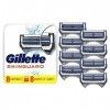 Gillette SkinGuard Recharge de lame de rasoir pour peaux sensibles 8 lames