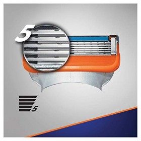 Gillette Fusion 5 Lames de Rasoir Homme, Pack de 10 Lames de Recharges [OFFICIEL]