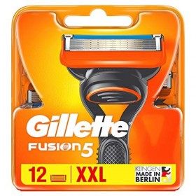 Gillette Fusion5 Recharges de Lames de Rasoir pour Homme 12 Unités
