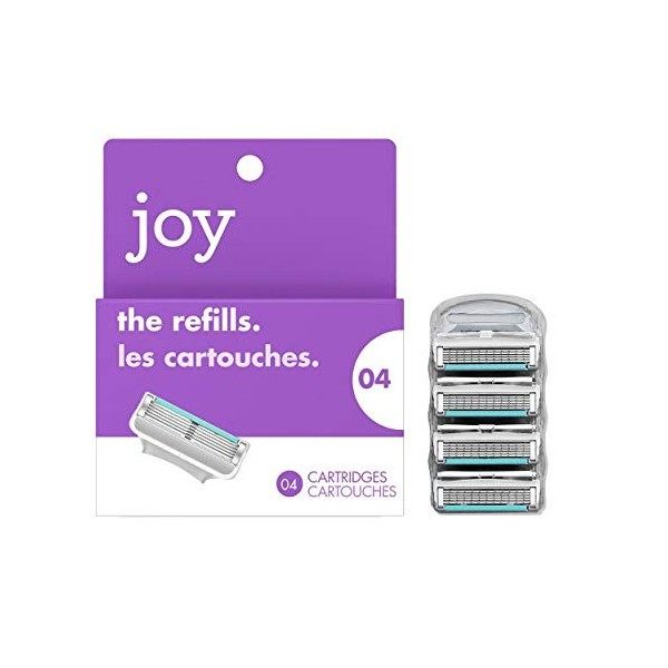 Joy The Reills Lot de 4 cartouches de recharge 5 lames