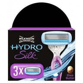 Wilkinson Hydro Silk Lames de Rasoir pour Femme Pack de 3