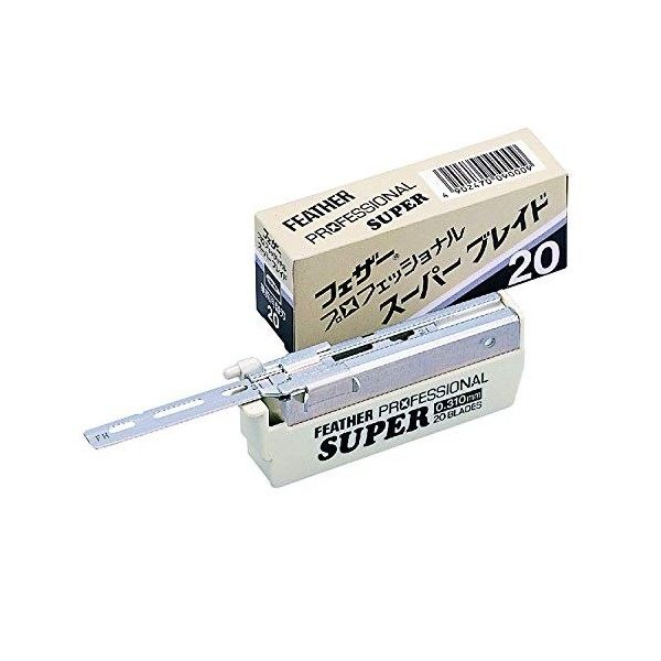 Hojas de Afeitar Feather Professional Super