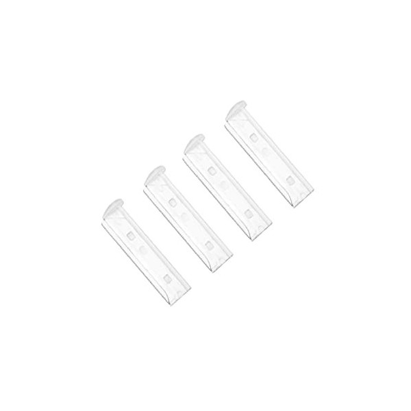 Tweezerman Lot de 4 lames de rechange pour rasoir facial Argenté