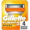 Gillette Fusion - Power - Lames de Rasoir pour Homme - Pack de 4