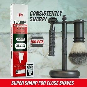 Lames Double Edge Feather 10 PCS