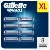 Gillette Mach3 Turbo Recharges De Lames De Rasoir Pour Homme, À 3 Lames, 8 Recharges De Lames, Lames Plus Résistantes Que L’A