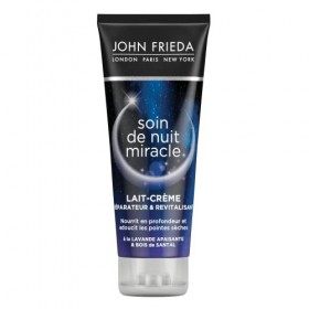 John Frieda Soin de Nuit Miracle Lait-Crème Revitalisant & Réparateur Crème Jour et Nuit