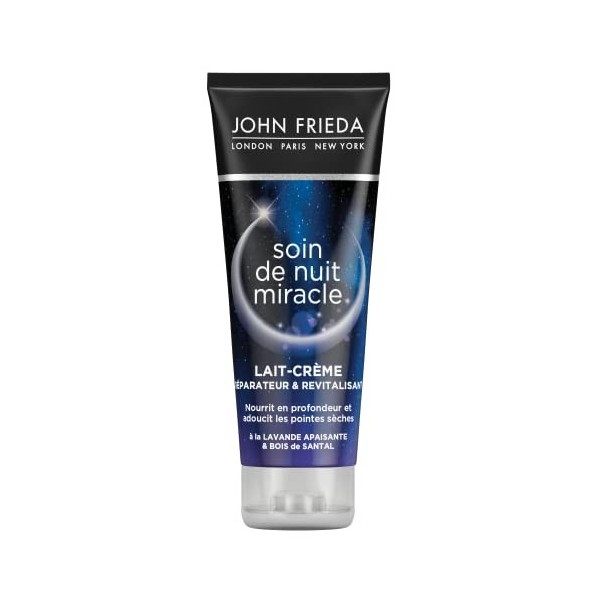 John Frieda Soin de Nuit Miracle Lait-Crème Revitalisant & Réparateur