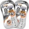 BIC Flex 5 Rasoirs Jetables pour Homme Tête Pivotante / 5 Lames - Lot de 2 Blisters de 3