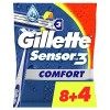 Gillette Sensor3 Cool Rasoirs Jetables Homme, Pack de 12 Rasoirs [OFFICIEL]