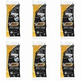 Lot de 6 paquets de 5 rasoirs jetables pour homme
