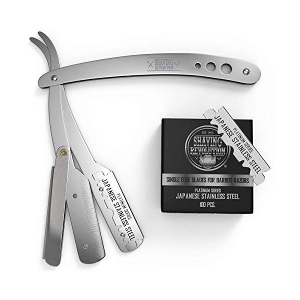 Shaving Revolution - Lames Coupe Choux - 100x Lame coupe choux - Lame rasoir coupe choux en acier inoxydable - Kit de Rasage ...