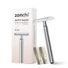 ZOMCHI Rasoir de surete femme - Rasoir femme metal - Rasoir Manuel homme et femme - Rasoir de sécurité reutilisable