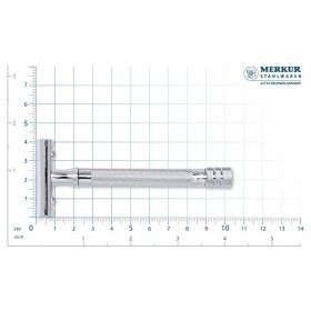 Rasoir de Sécurité Merkur 23C - Manche Long - Chrome