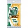 BIC BIC Twin Silky Hommes Rasoirs, 10 Count Lot de 5 