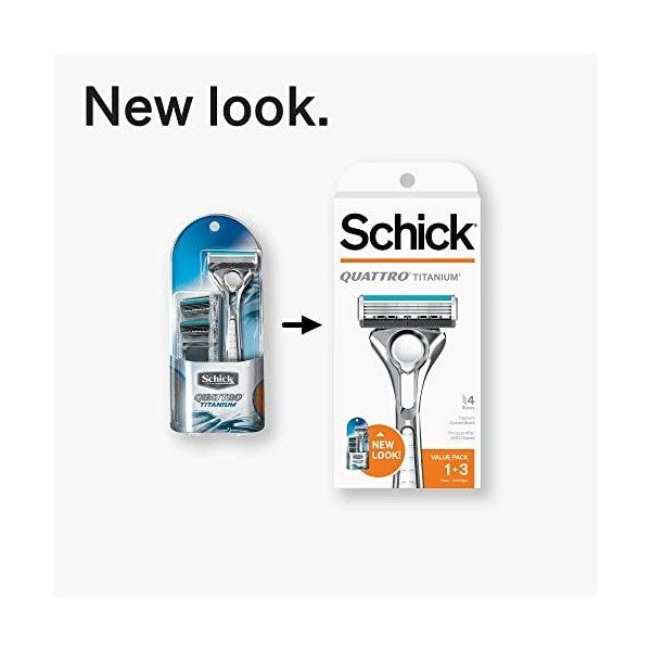 Schick Quattro Titanium Razor for Men Value Pack by Schick