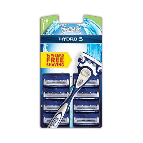 Wilkinson Sword Hydro Lot de 9 rasoirs à 5 lames