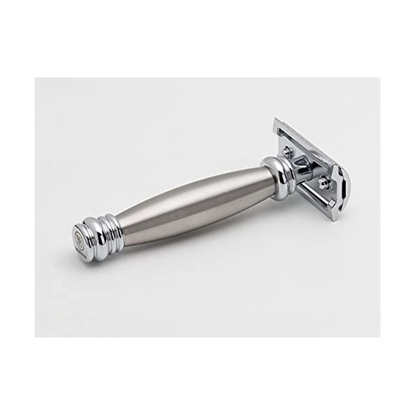 Merkur - Rasoir Réglable Lourd - Chrome Inox