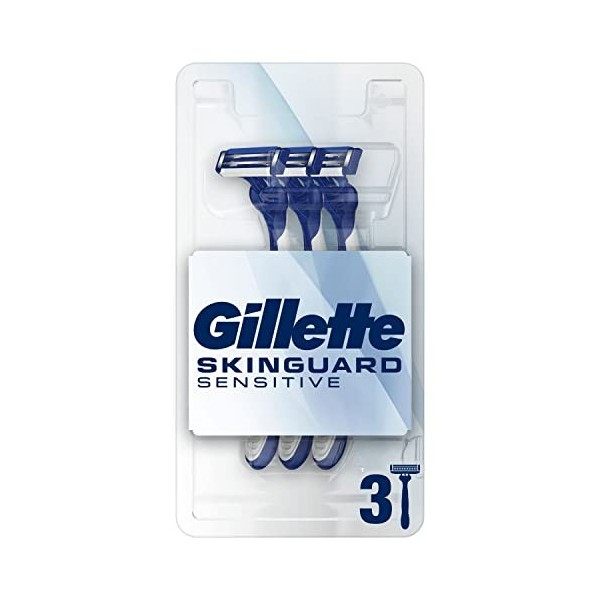 Gillette SkinGuard Rasoir Jetable pour Peaux Sensibles x8