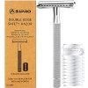 ASIPRO Rasoir de Sécurité Homme et Femme avec 10 Lames Rasoir Sécurité, Zéro Déchet Rasoir Manuel Homme Safety Razor, Rasoir 