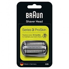 Braun Pièce De Rechange 32B Noire Pour Rasoir - Compatible avec les rasoirs Series 3