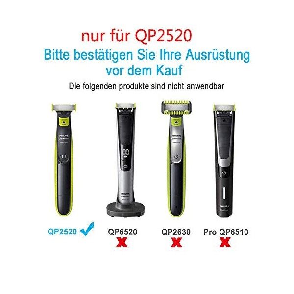 Aukru Bloc dalimentation Chargeur 4.3V pour Philips OneBlade QP2520 électrique Rasoir