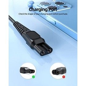 Superer Chargeur Adaptateur Compatible avec Rasoir Philips Norelco HQ8505 Séries 3000 5000 7000 9000 Tondeuse Barbe Électriqu