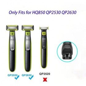Chargeur secteur pour rasoir compatible avec Philips HQ850 Norelco Oneblade QP2530, QP2530/30, QP2630, QP2630/30 Câble de cha