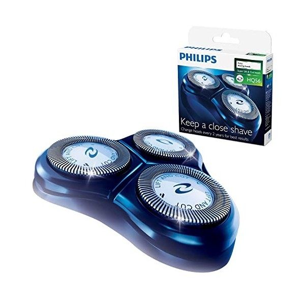 Philips - HQ56/50 - Têtes de Rasoirs - Super Reflex ancienne version, remplacée par SH50/50, ASIN B00ZR19API 