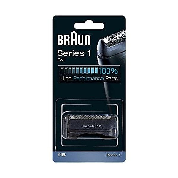 Braun Series 1 Pièce de Rechange Pour Rasoir Électrique Noire, Compatible avec les rasoirs Series 1, 11B