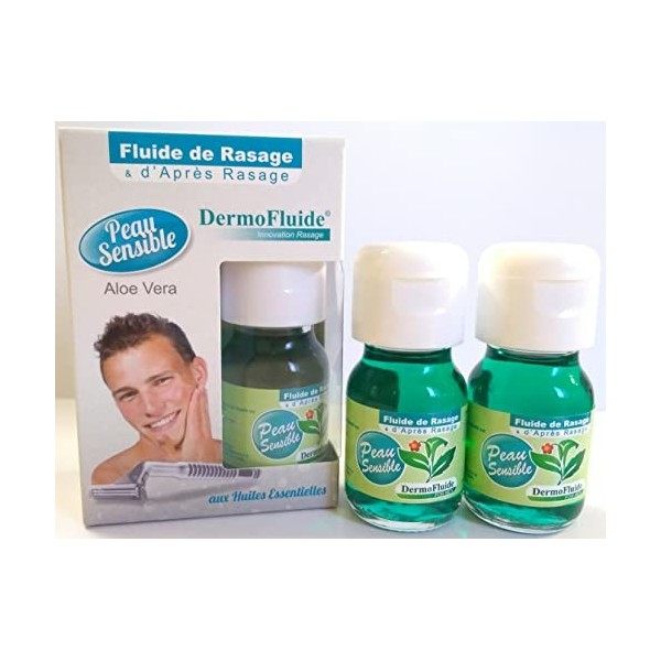 DermoFluide Pack Duo Peau Sensible Aloe Vera 60 ml