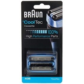 Braun Pièce De Rechange 40B Bleue Pour Rasoir - Compatible avec les rasoirs CoolTec