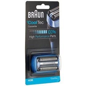 Braun Pièce De Rechange 40B Bleue Pour Rasoir - Compatible avec les rasoirs CoolTec