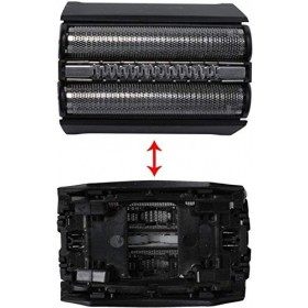 Poweka 52B Tête de rasoir Compatible avec rasoir électrique Bra-un série 5 - Tête de rasoir de remplacement compatible avec 5