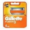 Gillette Fusion - Lames de Rasoir pour Homme - Pack de 4