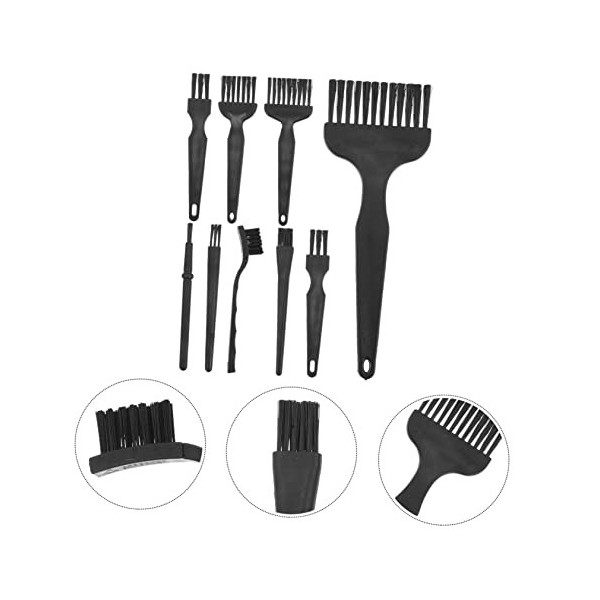 FOMIYES 8 Pièces Brosse De Nettoyage De Rasoir Tondeuse Électrique Fournitures De Nettoyage Ensemble Brosses De Nettoyage Bro