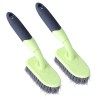 Lot de 2 brosses à récurer pour salle de bain avec élimination efficace des taches, poils durables en fibre hautement élastiq